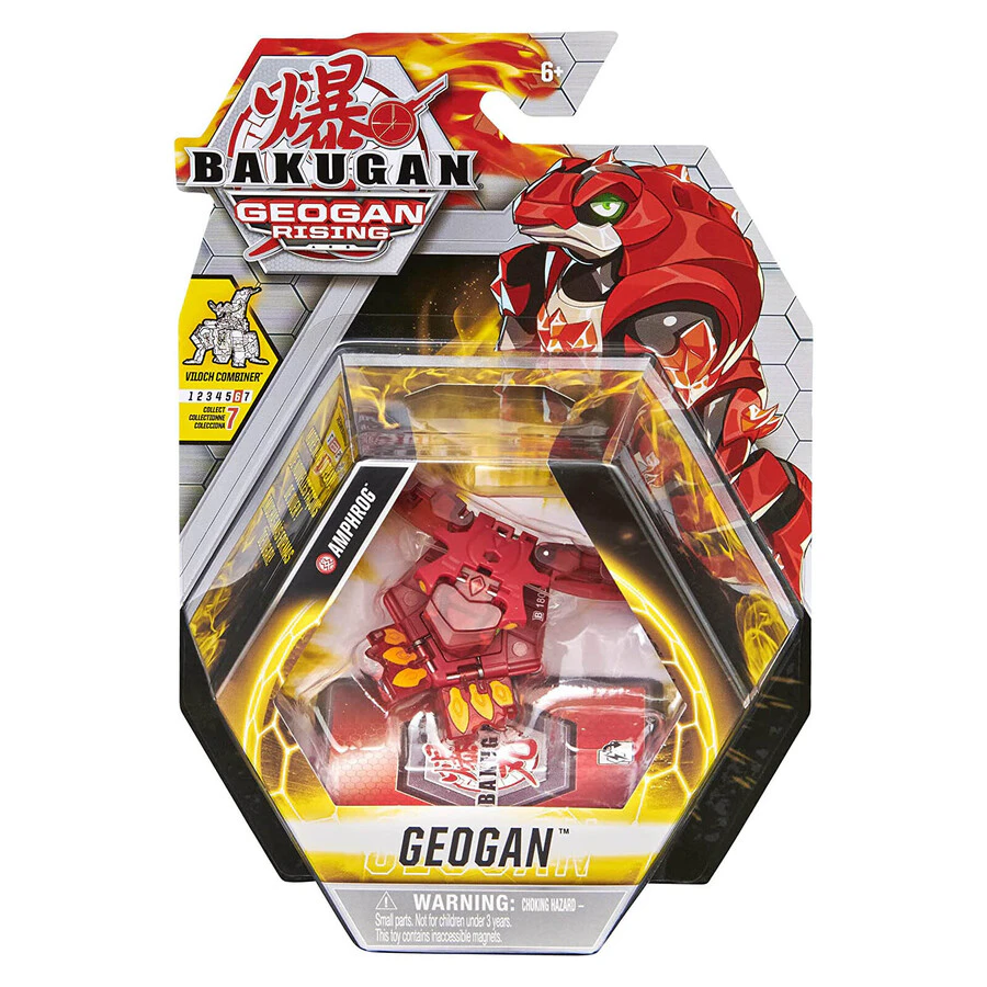 Bakugan Geogan Rising 1 Pack  (Season 3) [Pack: Amphrog]