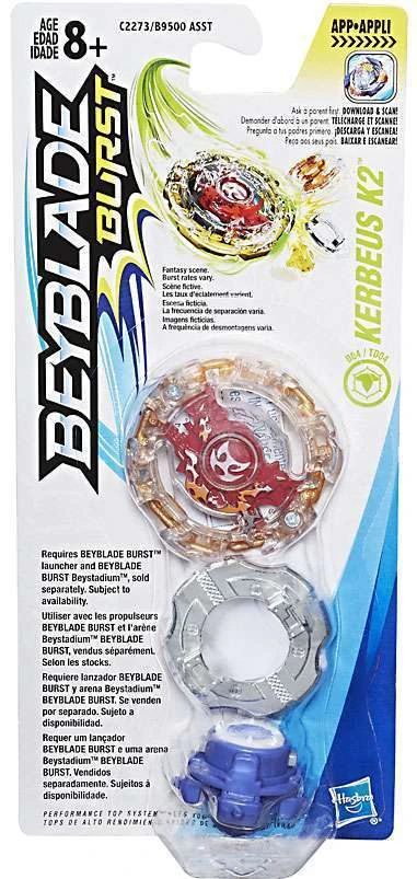 Hasbro Beyblade Burst Single Top Packs [Style: Kerbeus K2]