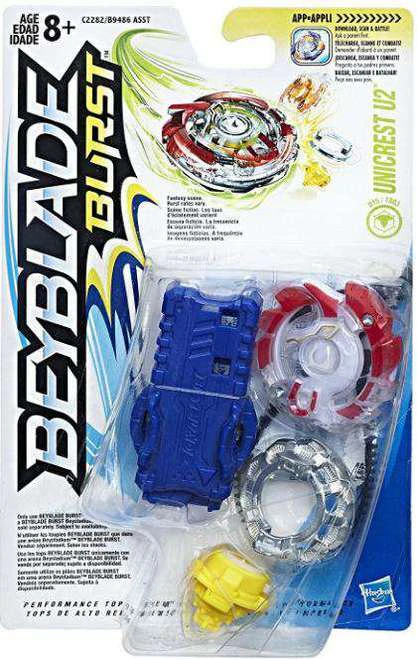 Hasbro Beyblade Burst Starter Pack (w/ Launcher) - 12 to choose from [Pack: Unicrest U2]