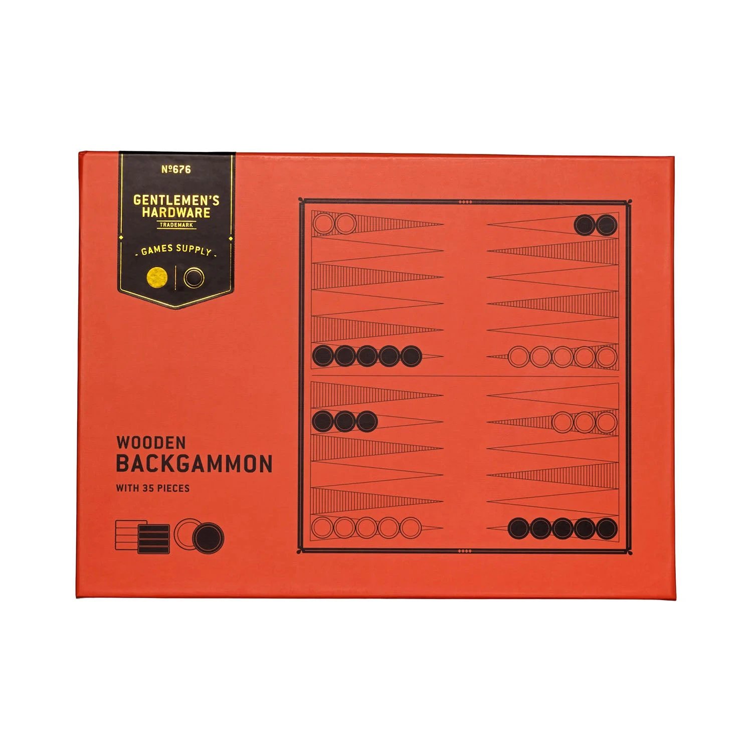 Wooden Backgammon Set