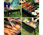 Foldable Portable BBQ Charcoal Grill Barbecue Hibachi Picnic Hiking Party Festival Camping