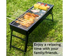 Foldable Portable BBQ Charcoal Grill Barbecue Hibachi Picnic Hiking Party Festival Camping