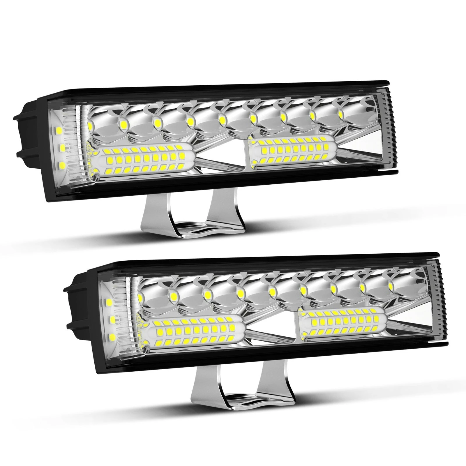 LED Light Bars Spot Pods Slim Off Road Driving Combo Beam Lamp Waterproof Work 2X6Inch