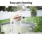 Pawz 160cm Pet Dog Swimming Pool Cat Portable BathTub Kid Shower Washing Folding