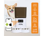 Pawz 5L Auto Pet Feeder Automatic Camera Cat Dog Smart Wi-Fi App Food Dispenser