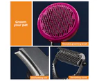 Pawz Pet Grooming Tools 3-Piece Gift Set Dog Cat Hair Cleaning Brushes Comb