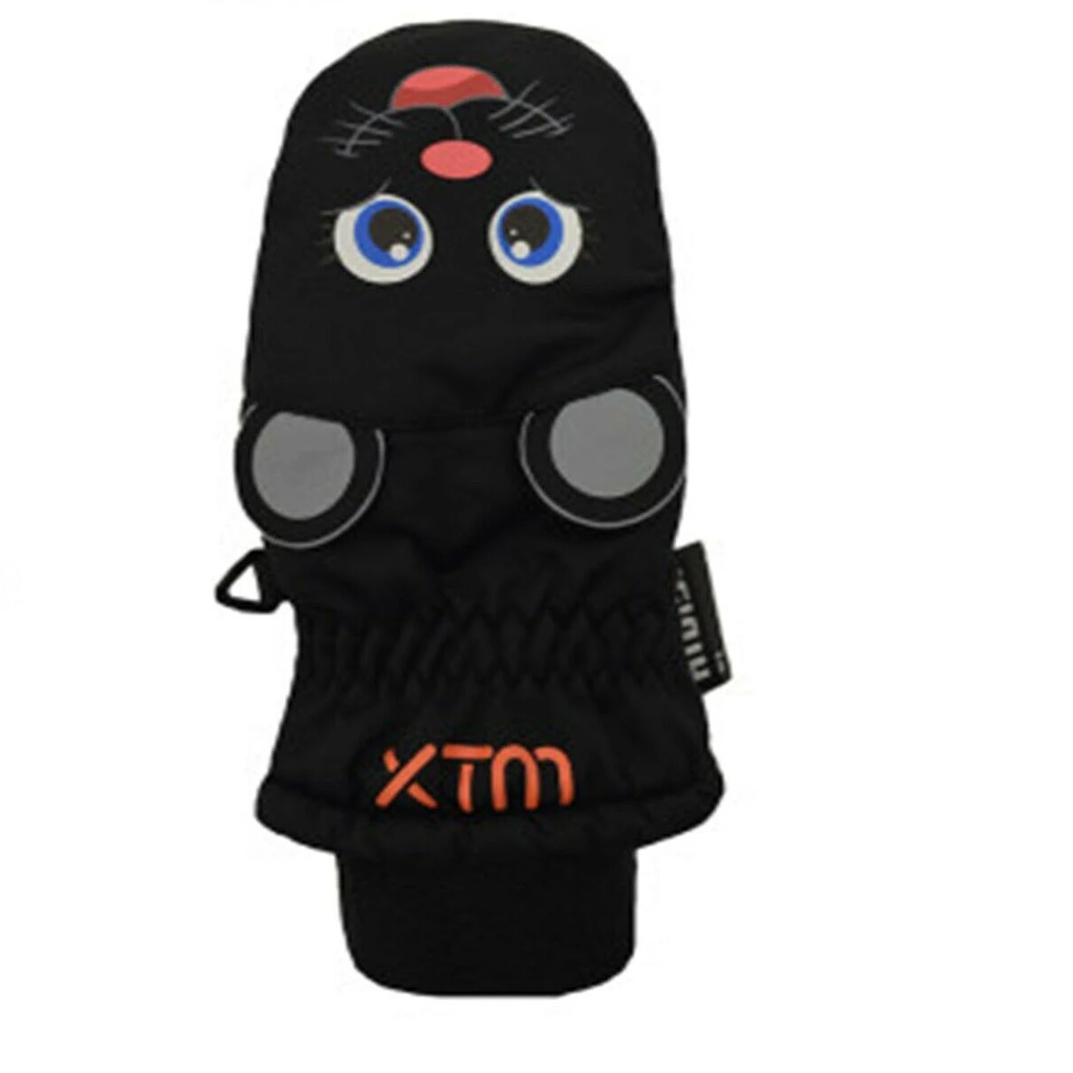 Xtm Kids Black Mouse Puppet Snow Mitten