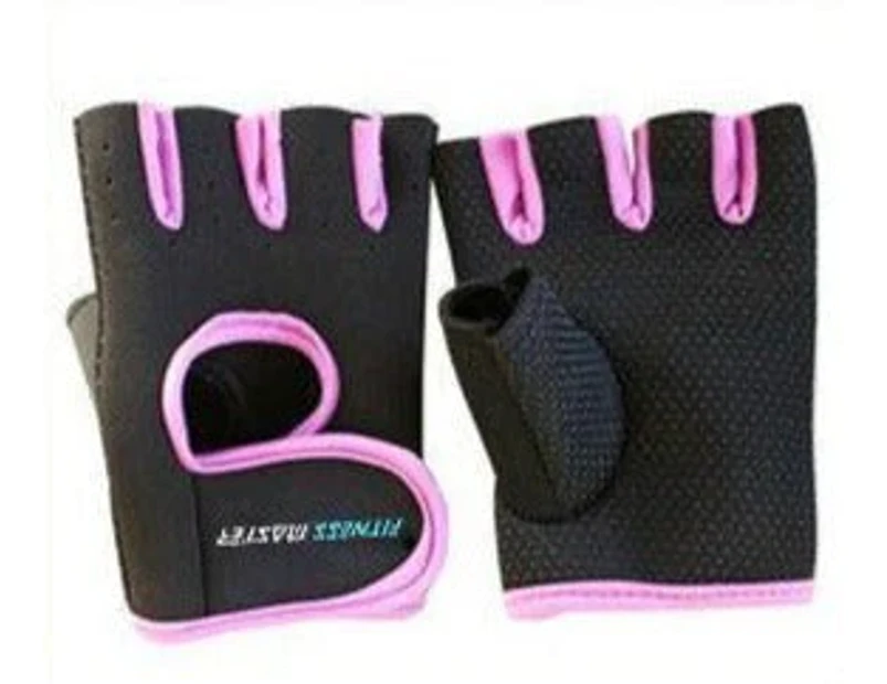 Premium Men Women Gym hand Gloves in shade blue Pink