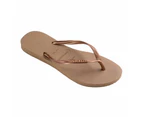 Havaianas Slim Metal Logo - Rose Gold