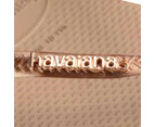 Havaianas Slim Metal Logo - Rose Gold