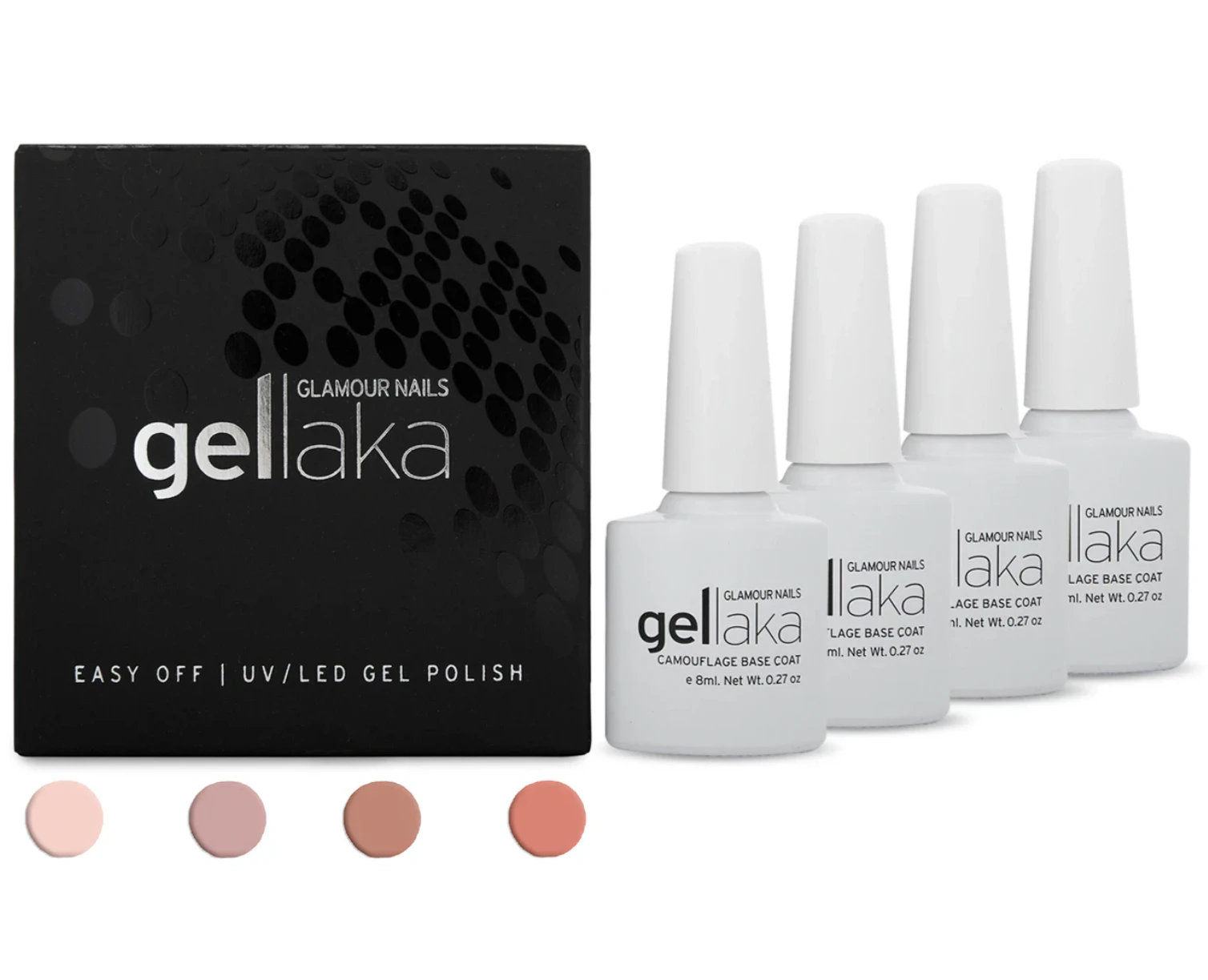 Gellaka Neutral and Nude 4 Pack