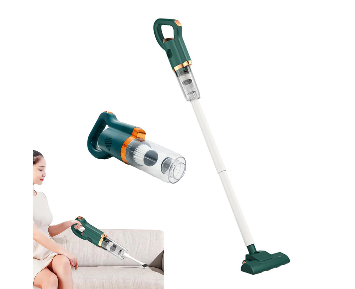 Cordless Handheld Stick Vacuum Cleaner with Powerful Suction-Green