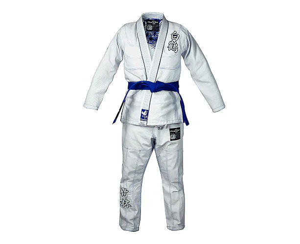 Fluory Grappling White Crane BJJ Gi White