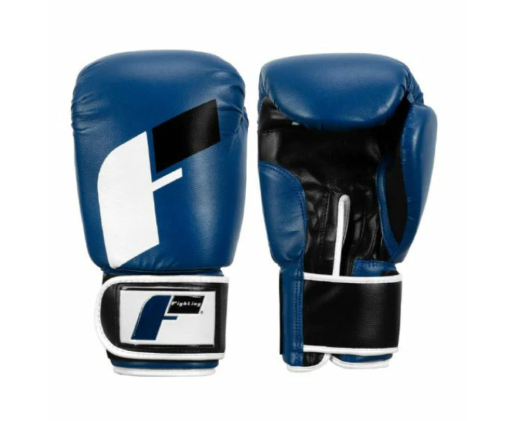 Fighting Logo Boxing Gloves - Blue