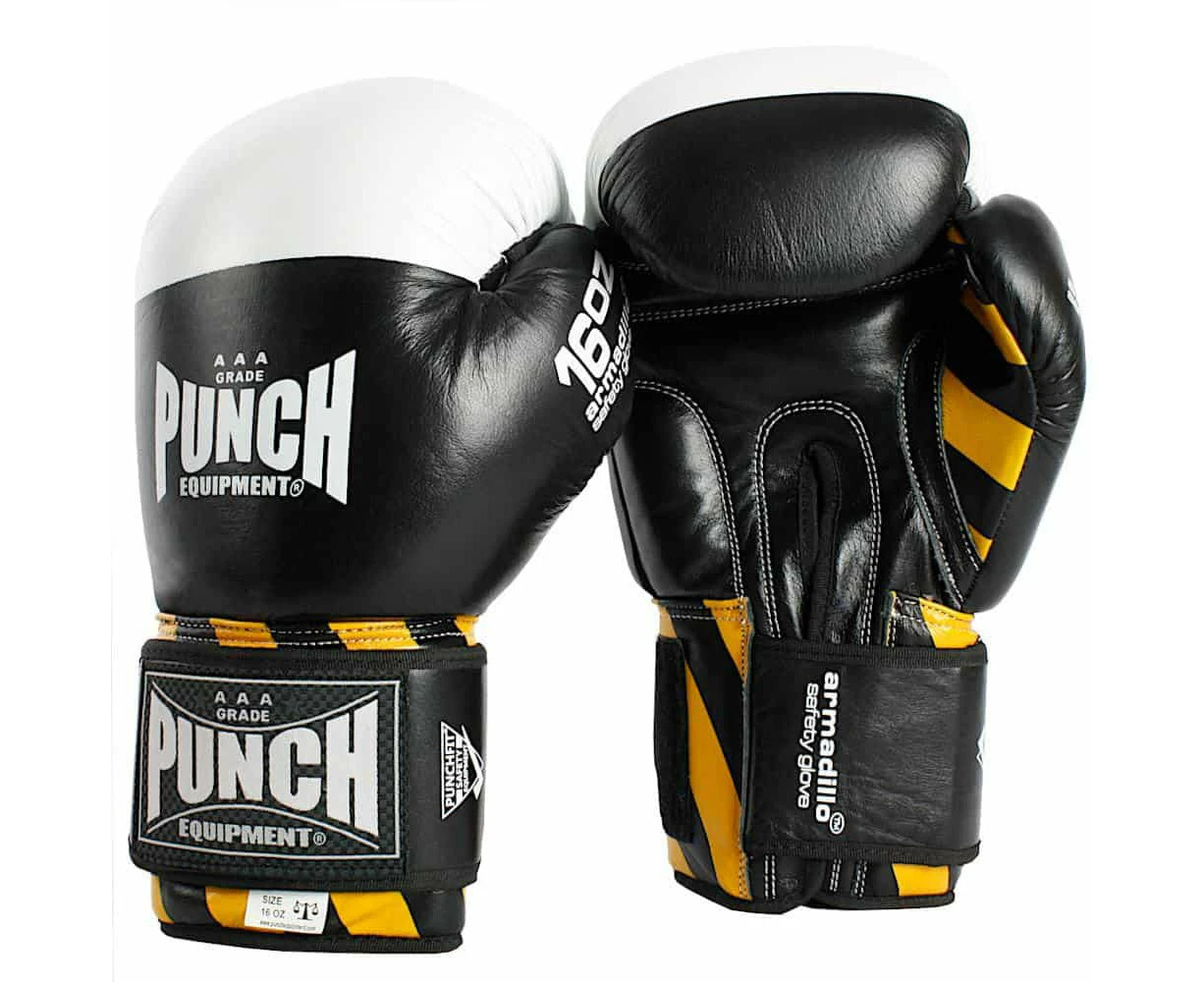 Punch Armadillo Safety Boxing Gloves Black