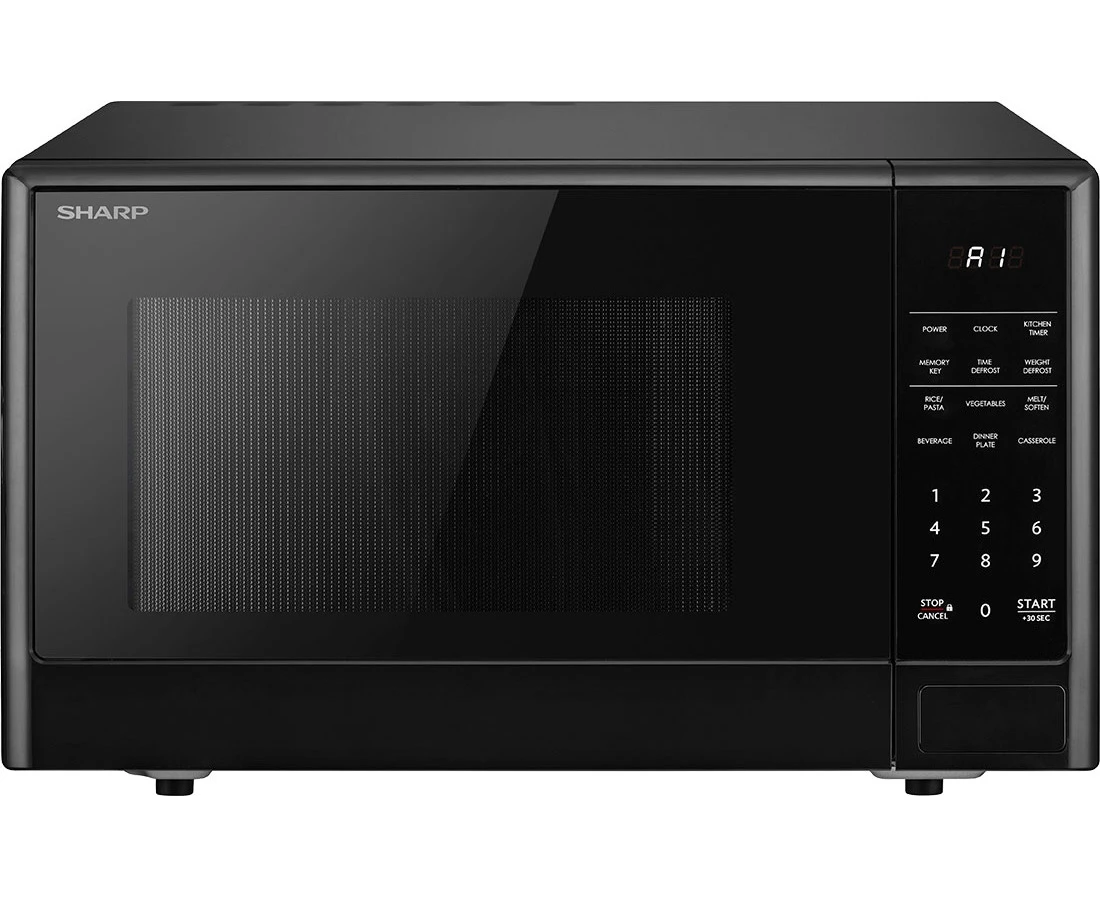 Sharp 28L 1100W Midsize Microwave Black R28A0B