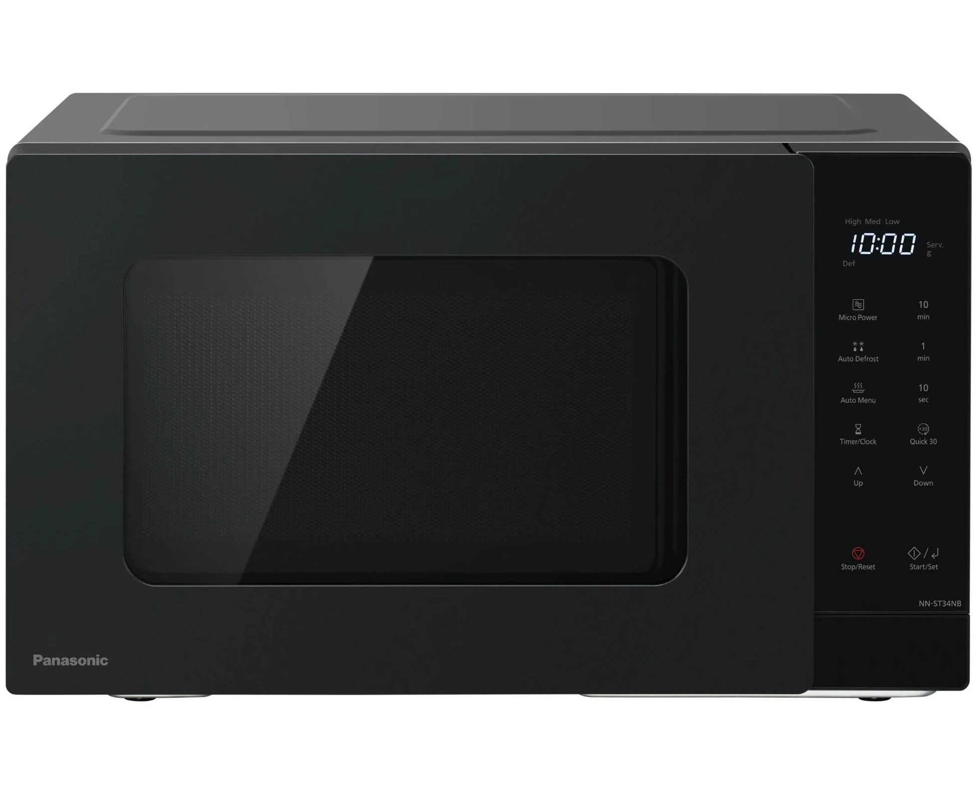 Panasonic 25L 900W Microwave Oven Black NN-ST34NBQPQ