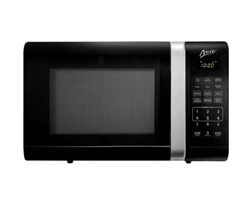 Nero Black Microwave With Grey Interior 800w 23l