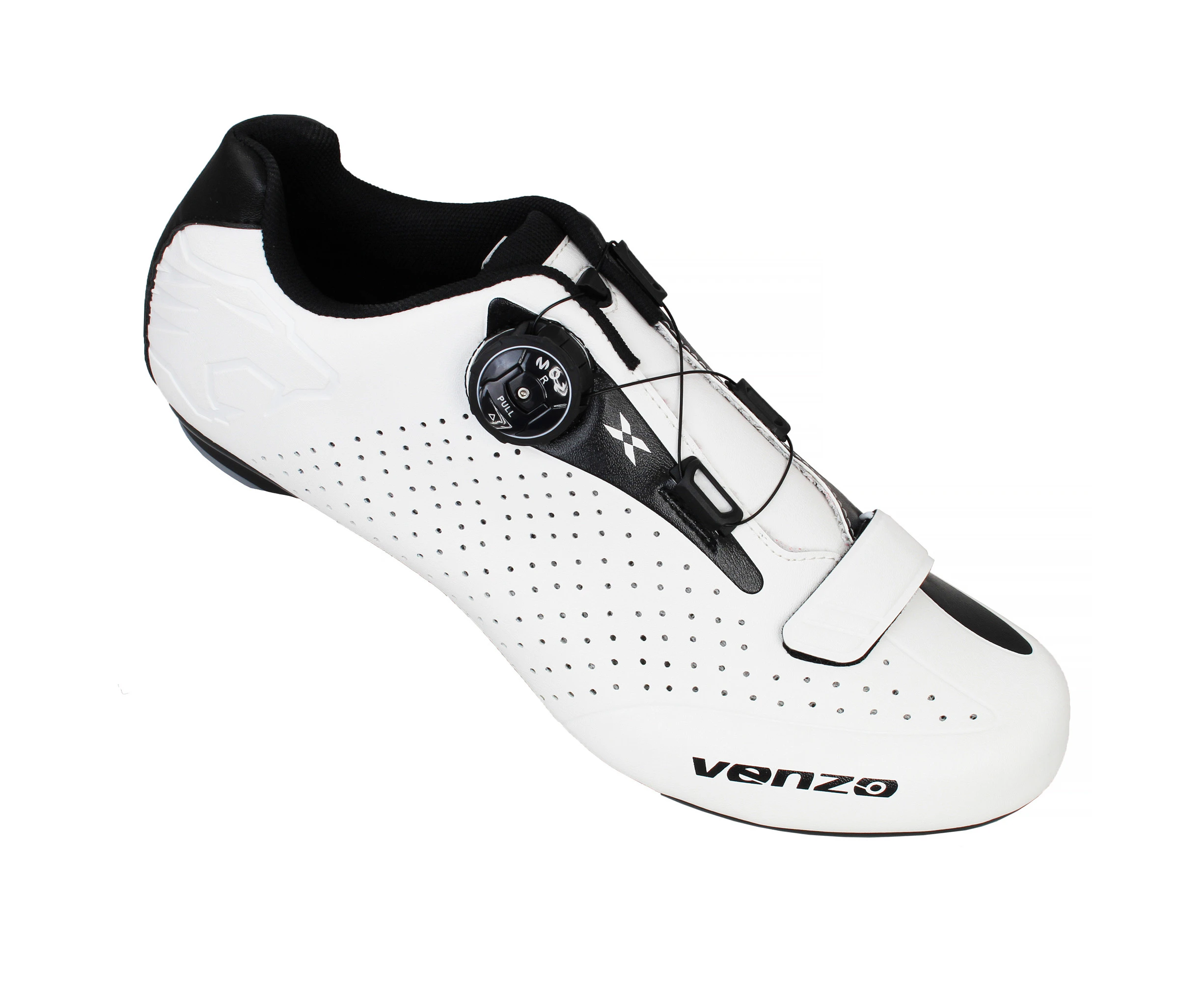 Venzo Cycling Bicycle Cycle Road Bike Shoes Men - Compatible with Shimano SPD, SPD SL, Look KEO, Look Delta