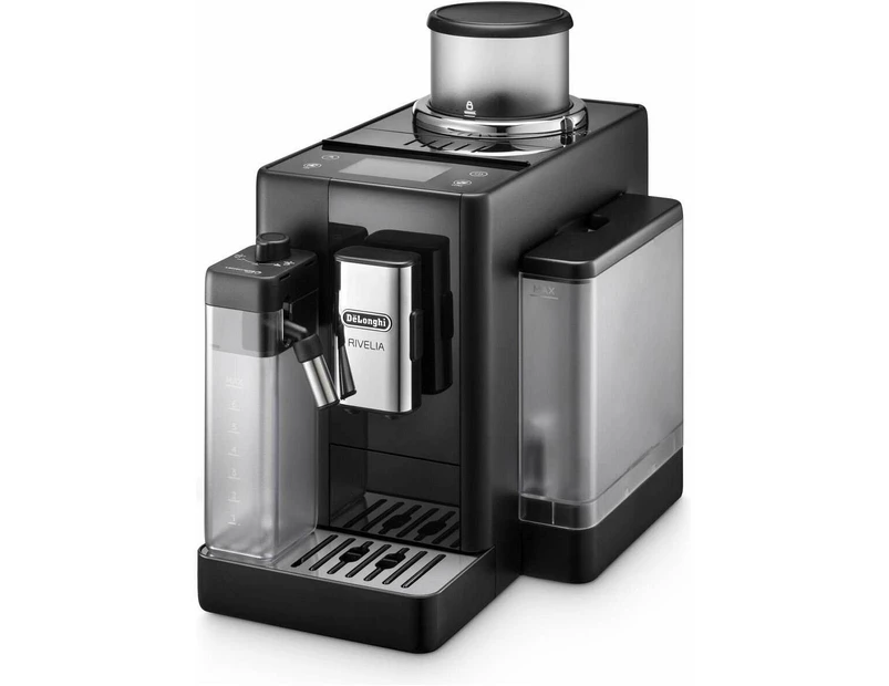 DeLonghi Rivelia Fully Automatic Coffee Machine - Black