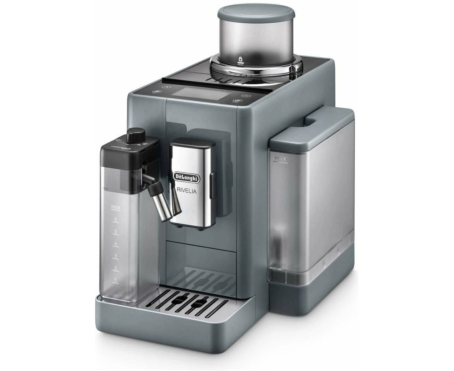 DeLonghi Rivelia Fully Automatic Coffee Machine - Grey