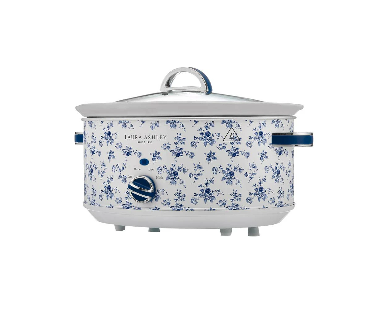 Laura Ashley 6.5L Slow Cooker - China Rose LASC65CR