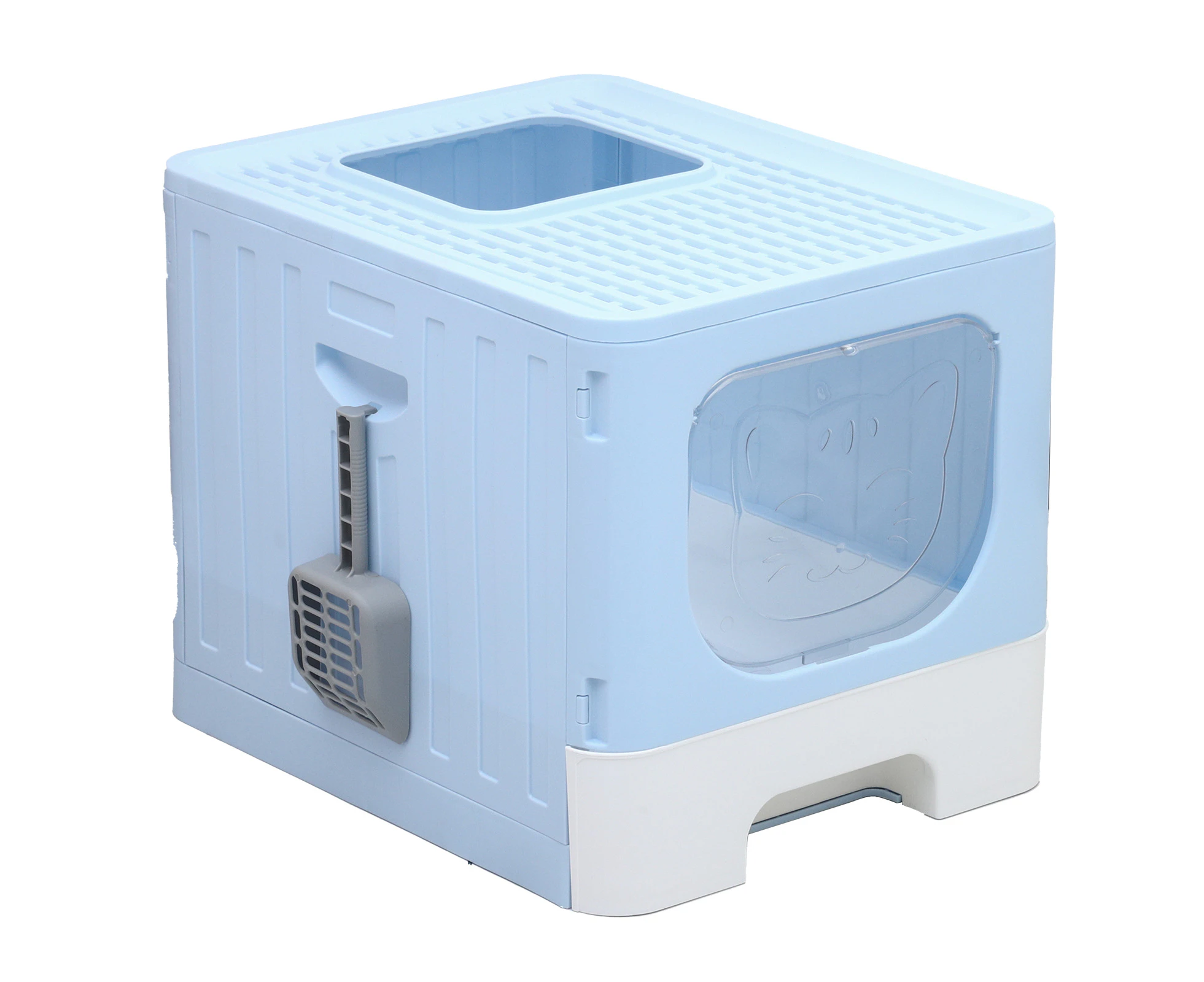 Furbulous Large Anti-Splashing Enclosed Cat Drawer Litter Box