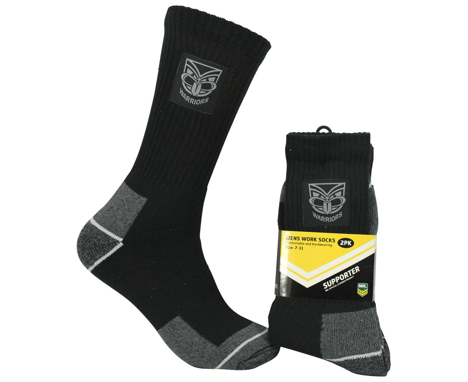 Manly Sea Eagles Work Socks - 2 Pack