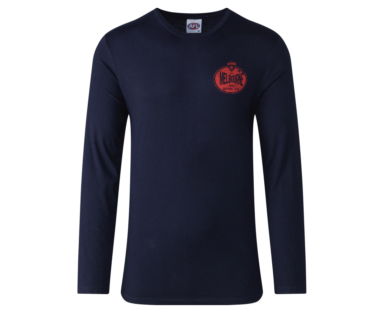 Melbourne Demons Mens Supporter Long Sleeve Tee