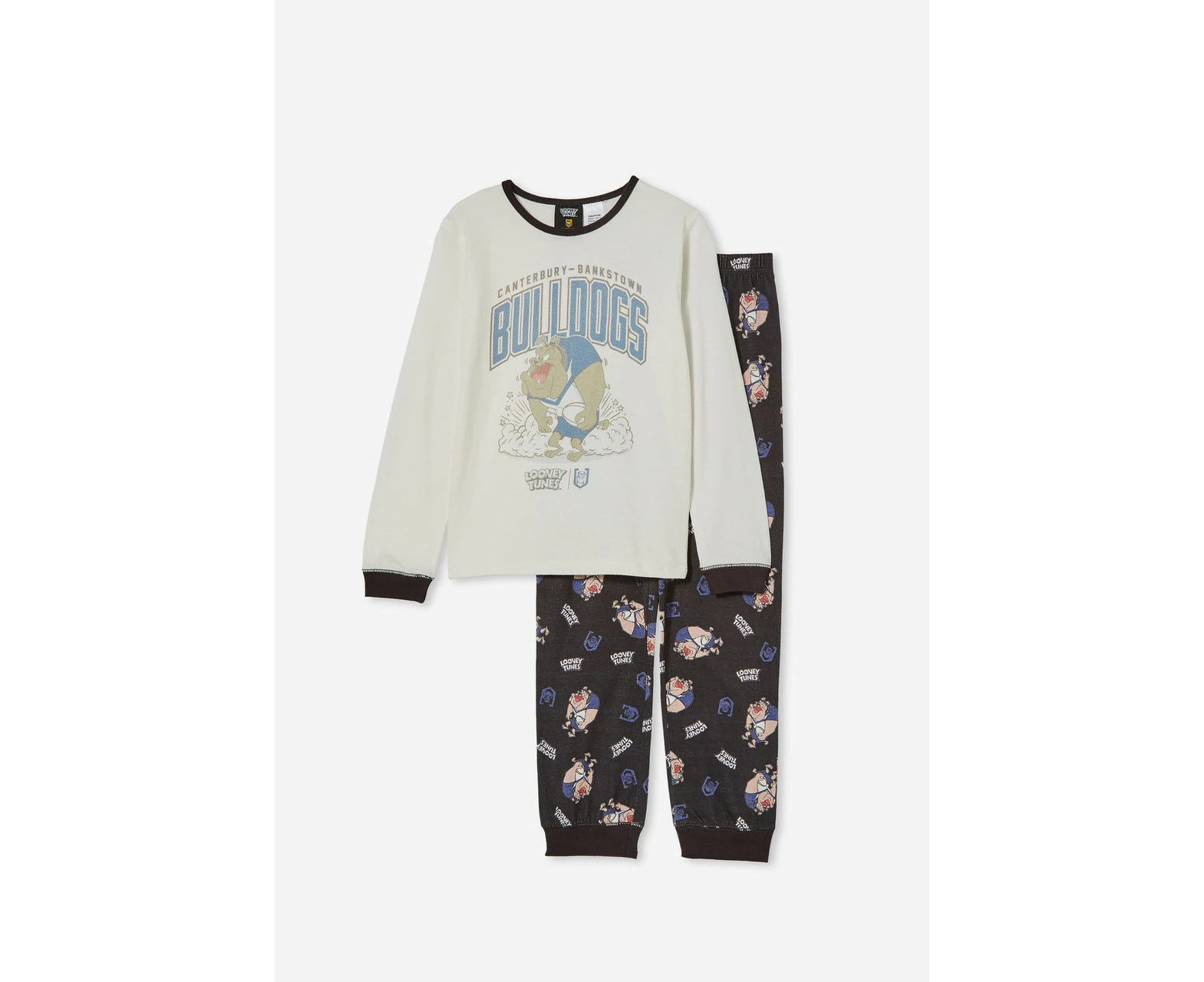 Canterbury- Bankstown Bulldogs NRL Kids Looney Tunes Team Pj's