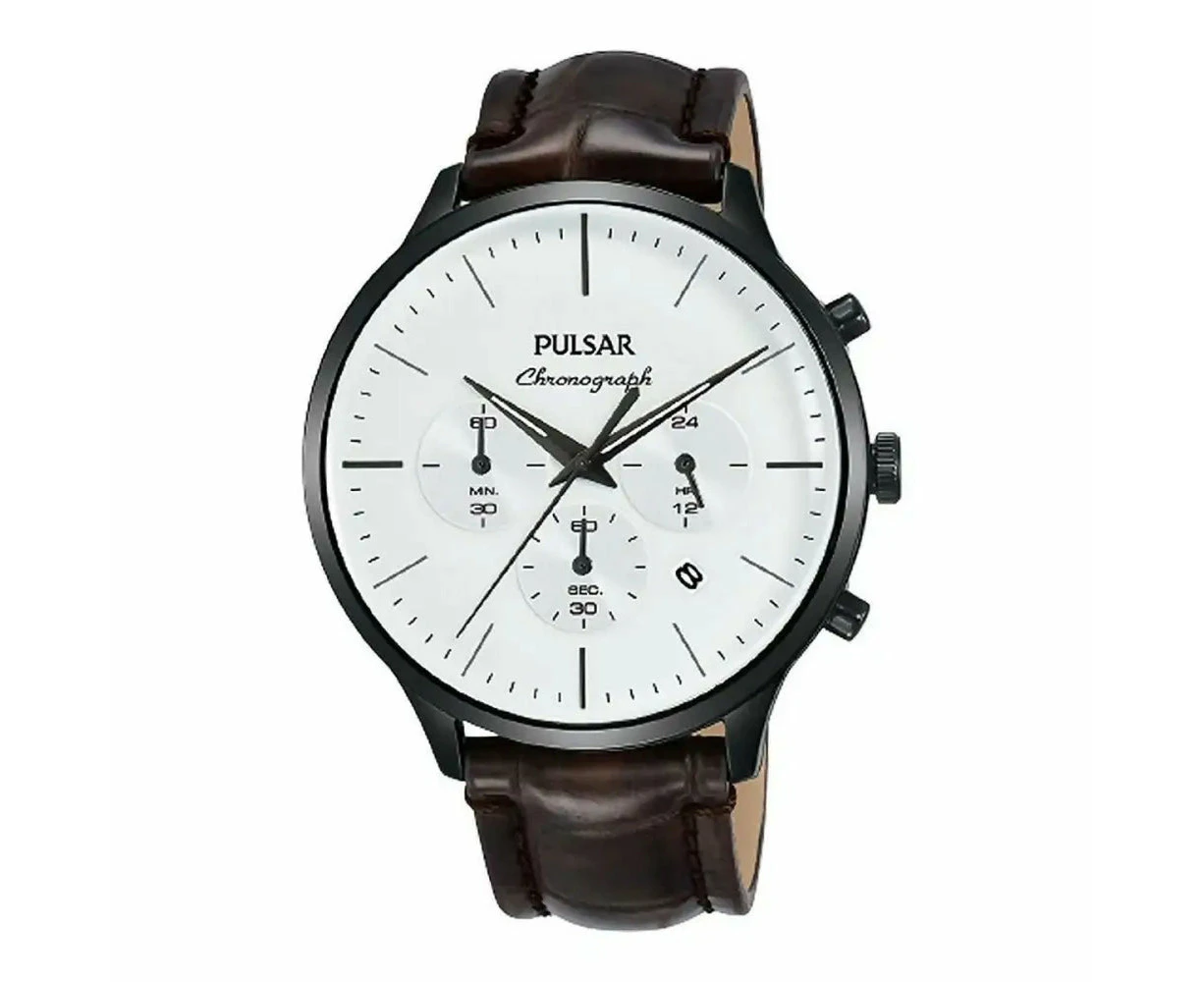 Pulsar Pt3895x1 Men’s Quartz Watch White 44 Mm