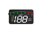 Vibe Geeks HUD Car Display Overs-speed Warning Projecting Data System- USB Powered