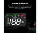 Vibe Geeks HUD Car Display Overs-speed Warning Projecting Data System- USB Powered