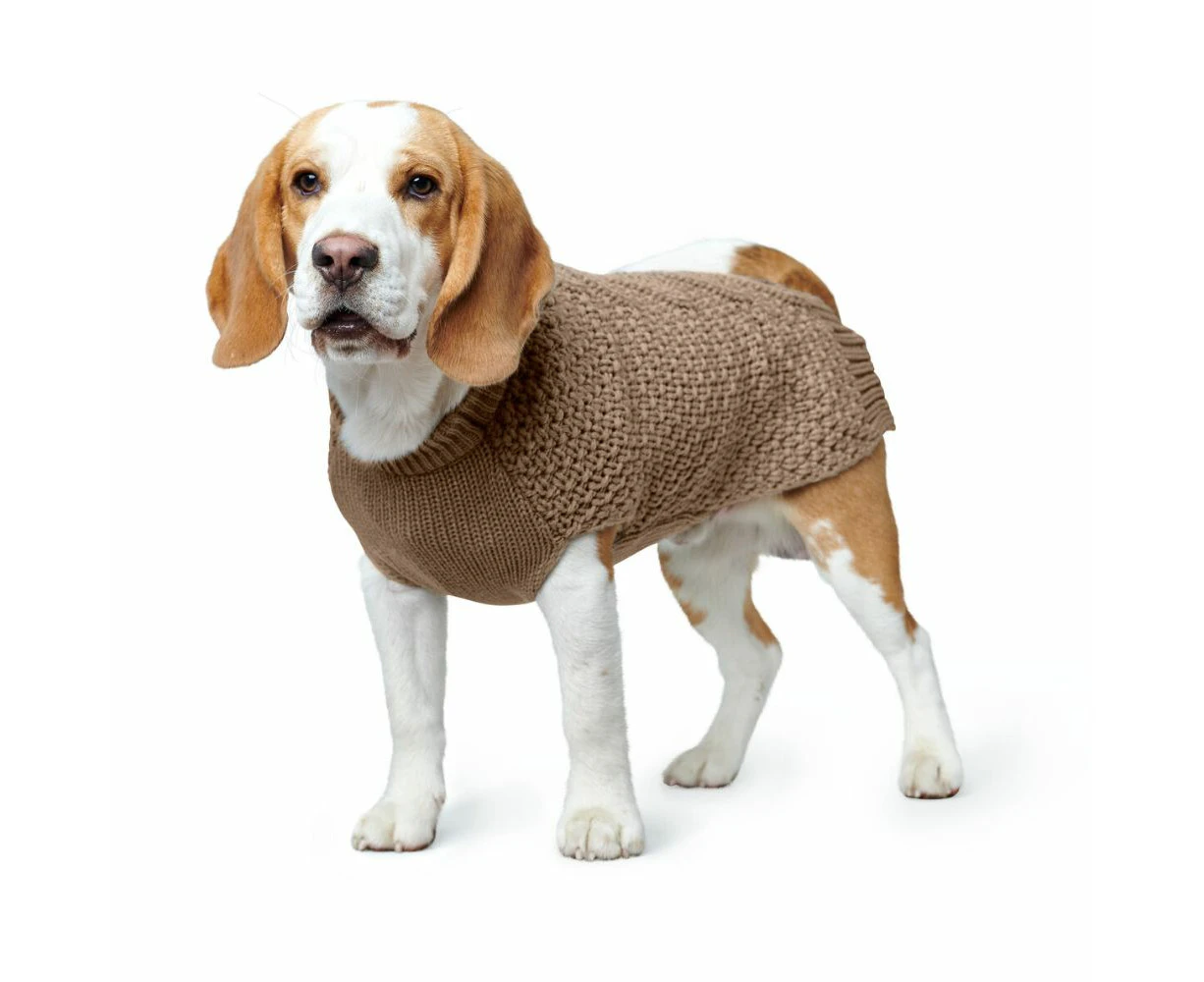 Hunter Malmo Dog Jumper, Beige