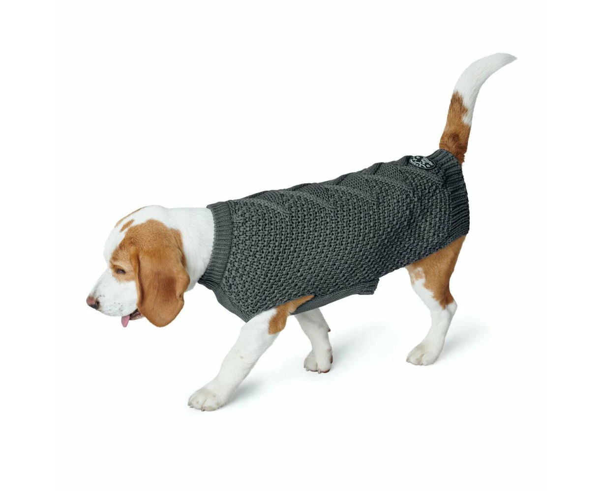 Hunter Malmo Dog Jumper, Charcoal