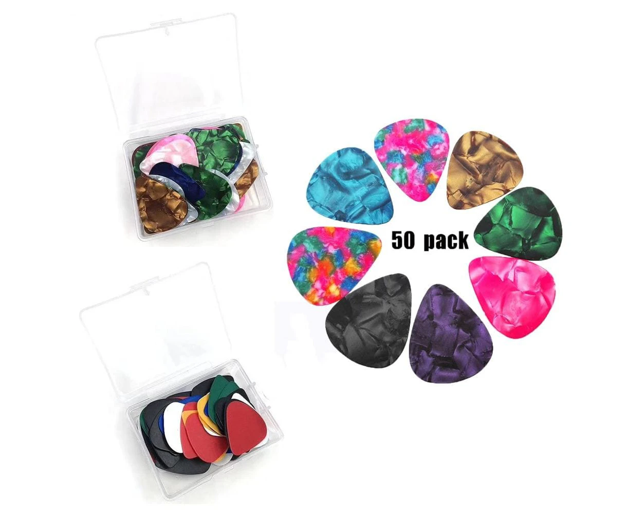 50Pcset Electric Acoustic Guitar Picks Plectrum 0.46mm*20 - ABS Pick