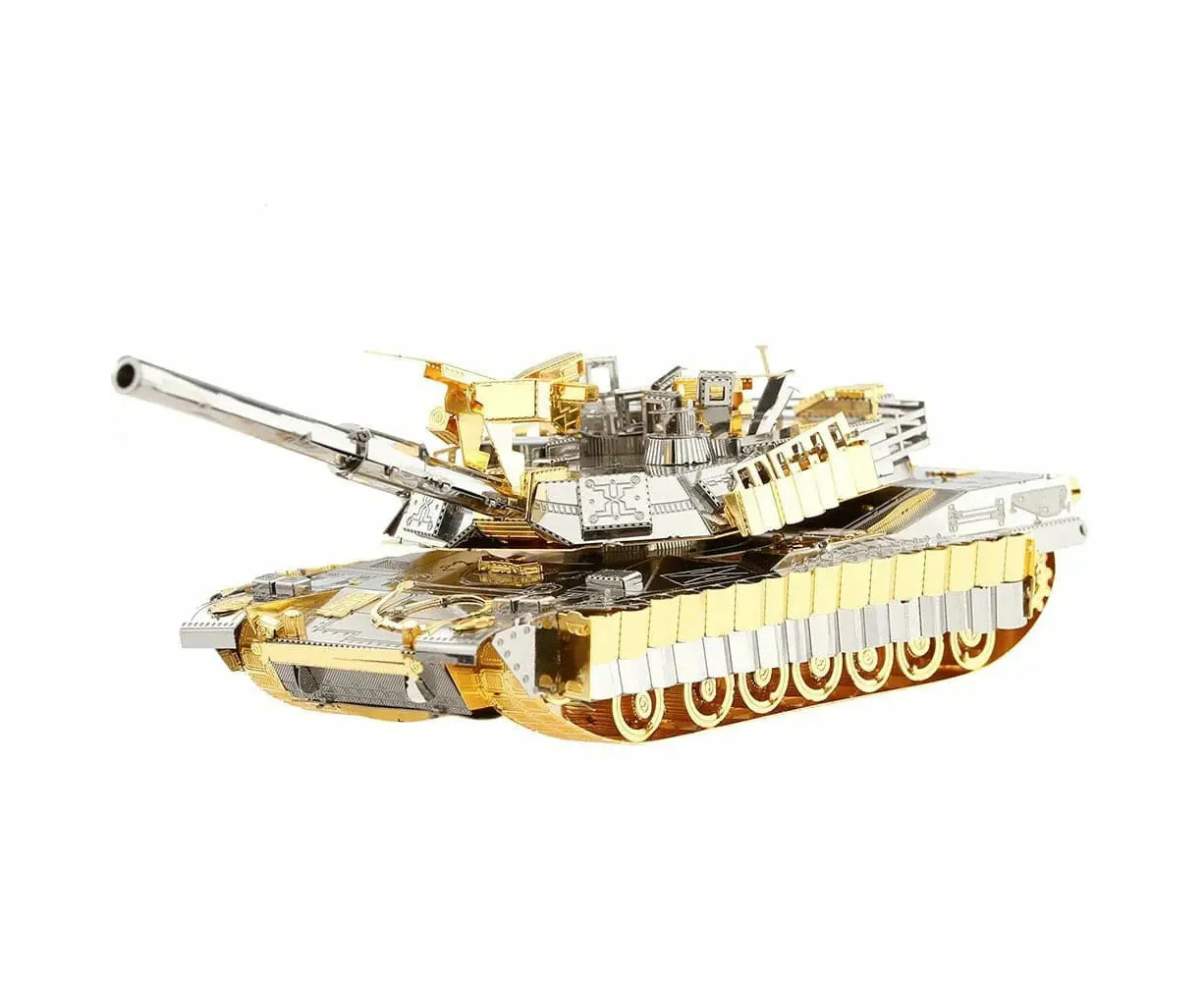 3d Metal Puzzle Model Building Kits-m1a2 Sep Tusk Ii Tank Diy Jigsaw Toy Christmas Birthday Gifts Kids