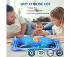 BabiesMart Tummy Time Water Play Mat Sensory Mat for Baby Play & Development