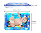 BabiesMart Tummy Time Water Play Mat Sensory Mat for Baby Play & Development