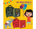 My First Book Circus Book Red Montessori Education Kids Gift Books