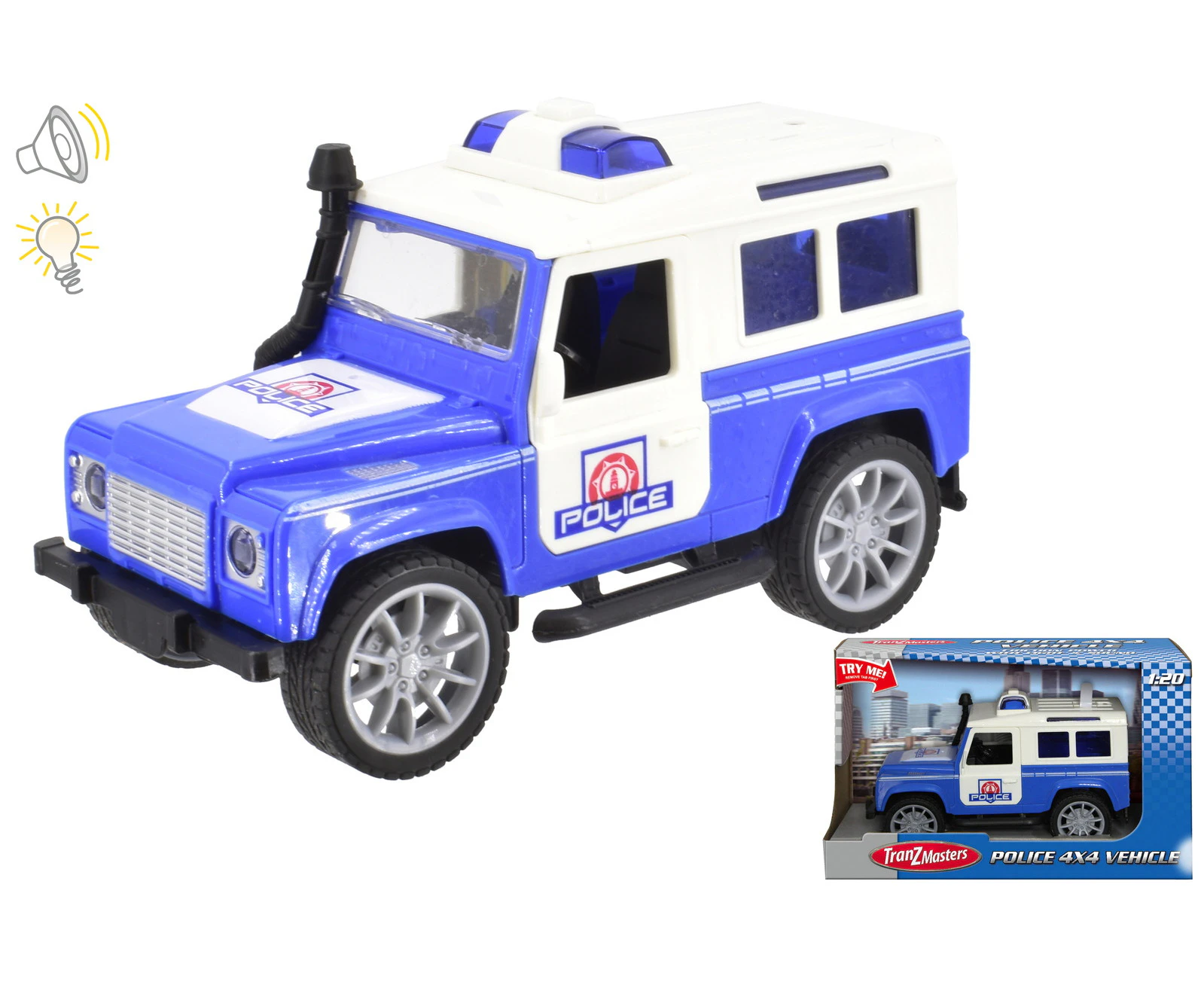 Police 4x4 Vehicle With Light & Sound