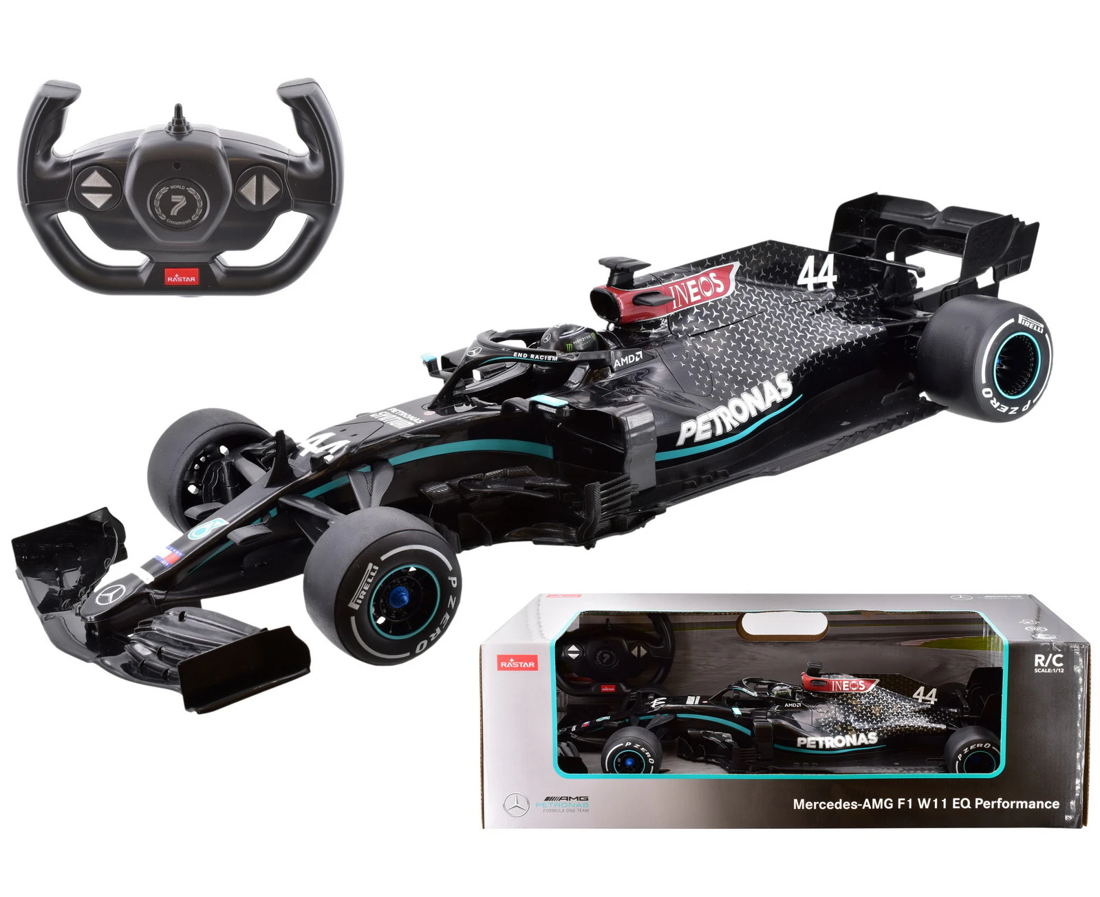 Mercedes Amg F1 Car R/C Racing Car 1:12