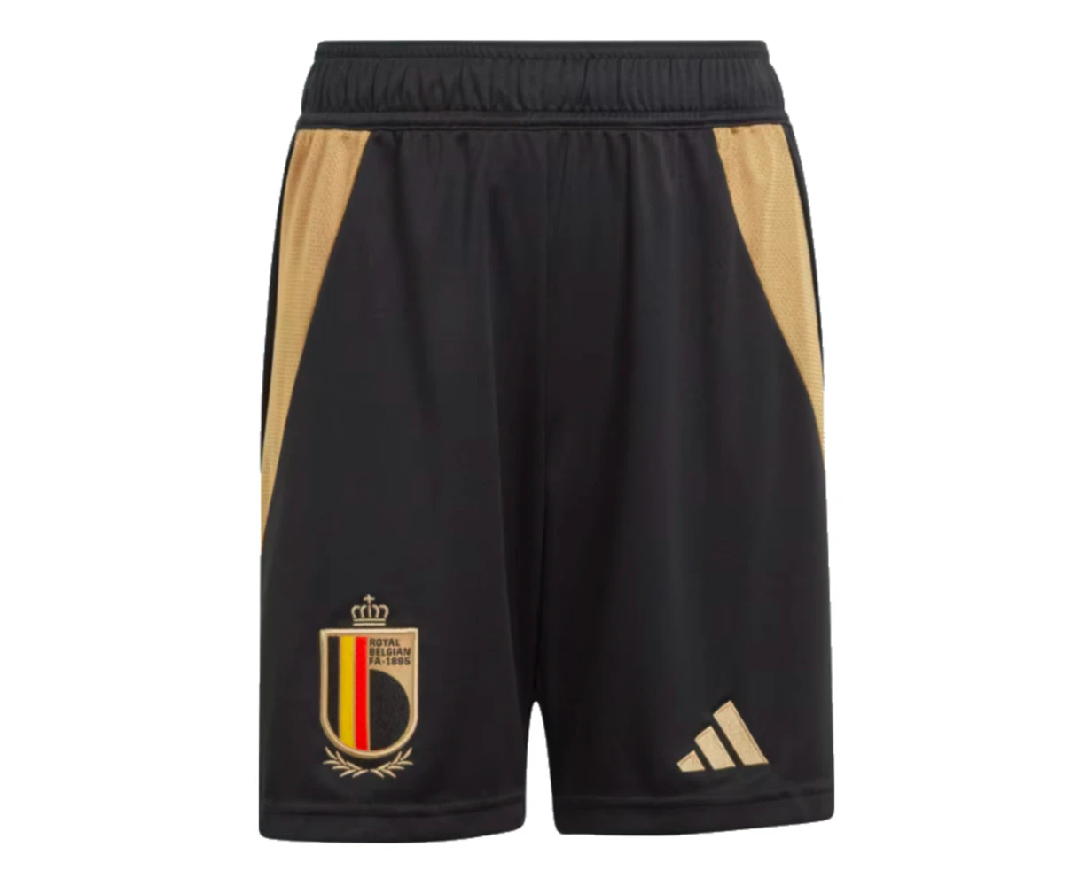 2024-2025 Belgium Home Shorts (Black) - Kids