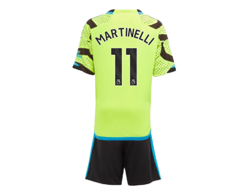 2023-2024 Arsenal Away Mini Kit (Martinelli 11)