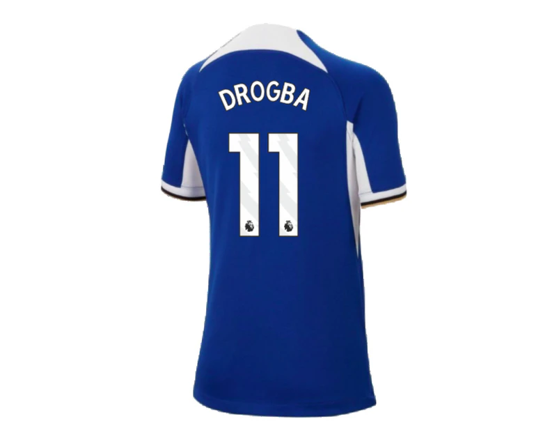 2023-2024 Chelsea Home Shirt (Kids) (DROGBA 11)