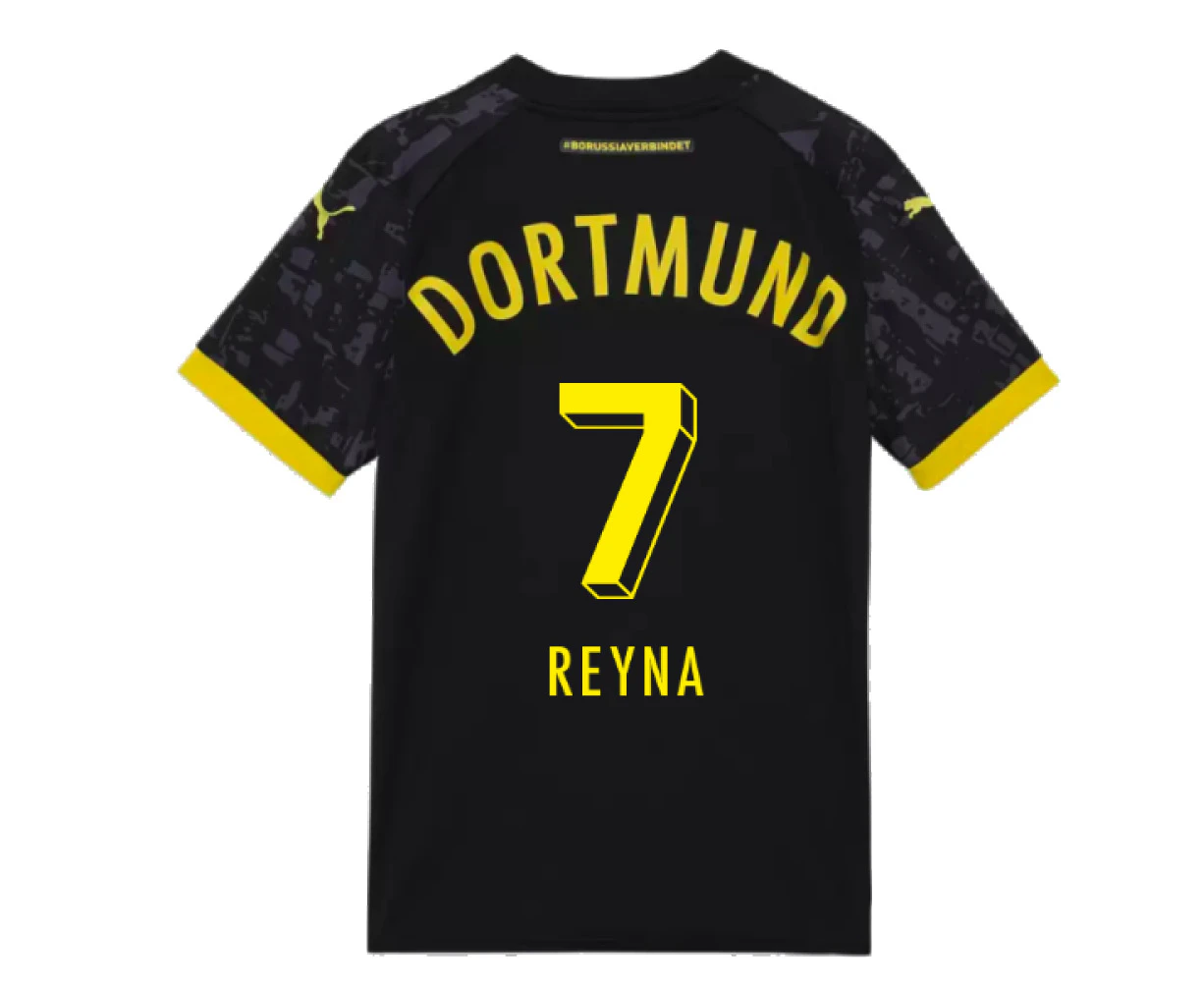 2023-2024 Borussia Dortmund Away Shirt (Kids) (Reyna 7)