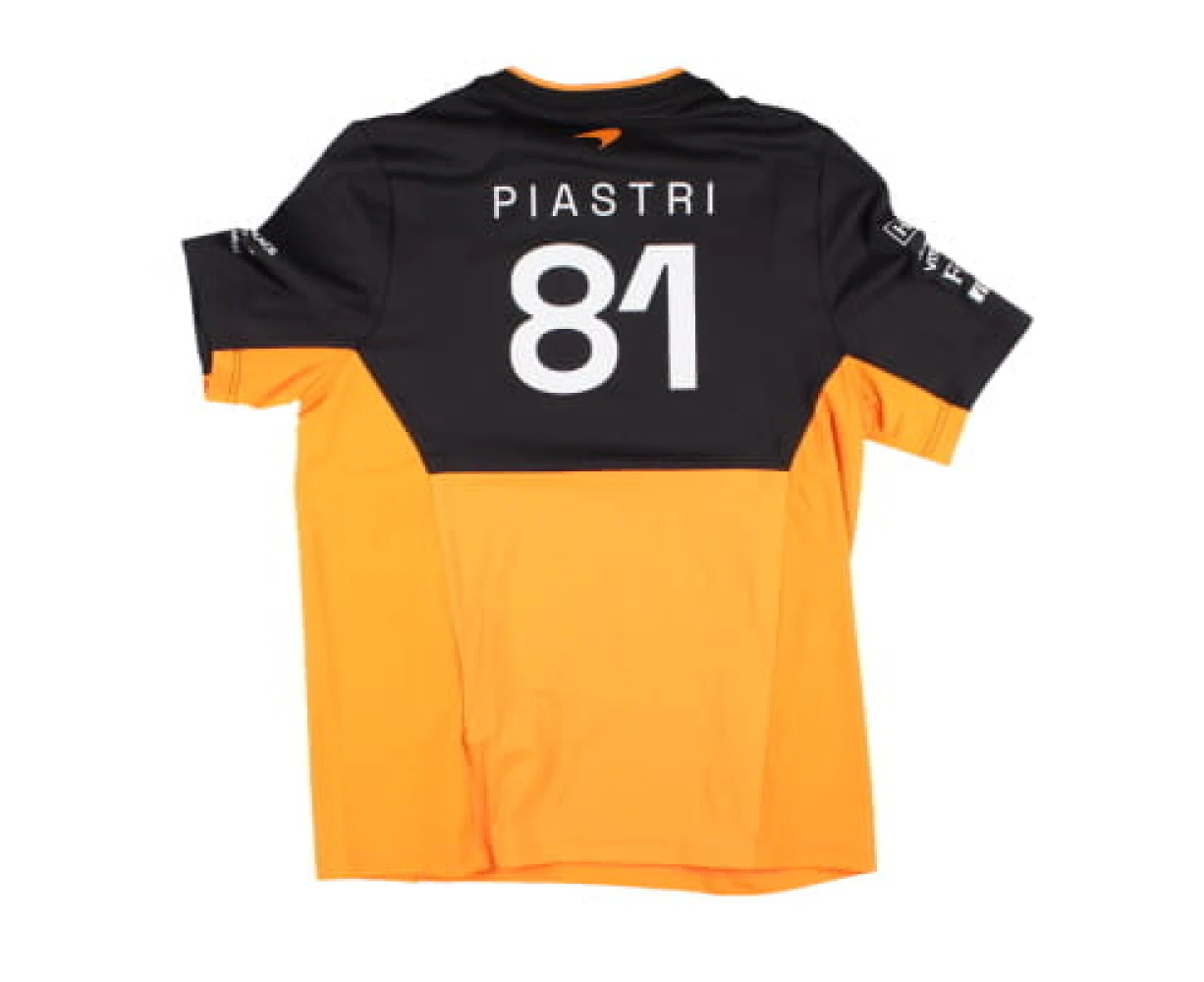 2024 McLaren Replica Oscar Piastri Set Up T-shirt (Autumn Glory) - Kids