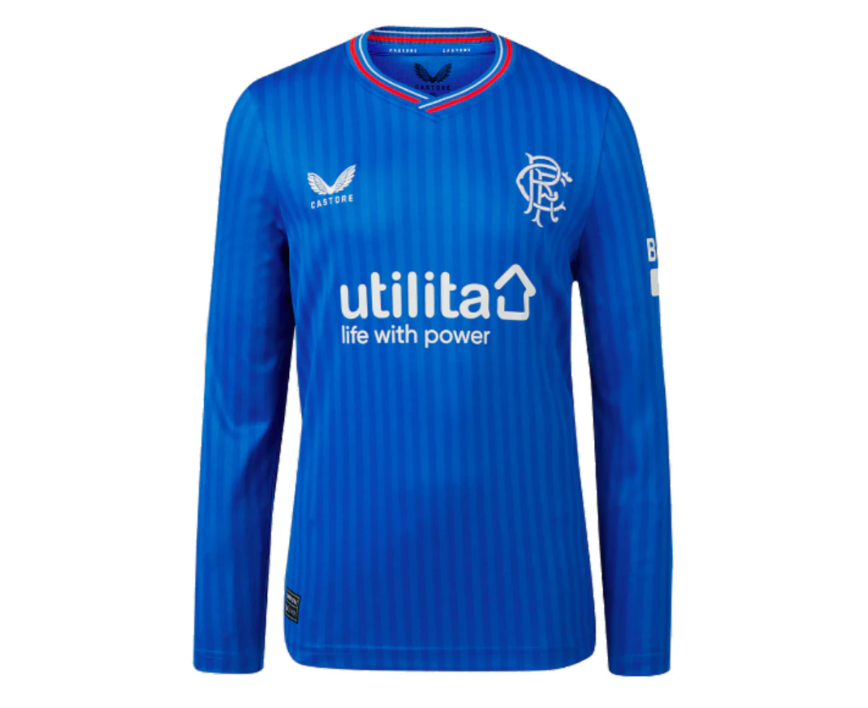 2023-2024 Rangers Long Sleeve Home Shirt (Kids)