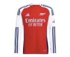 2024-2025 Arsenal Long Sleeve Home Shirt (Kids)