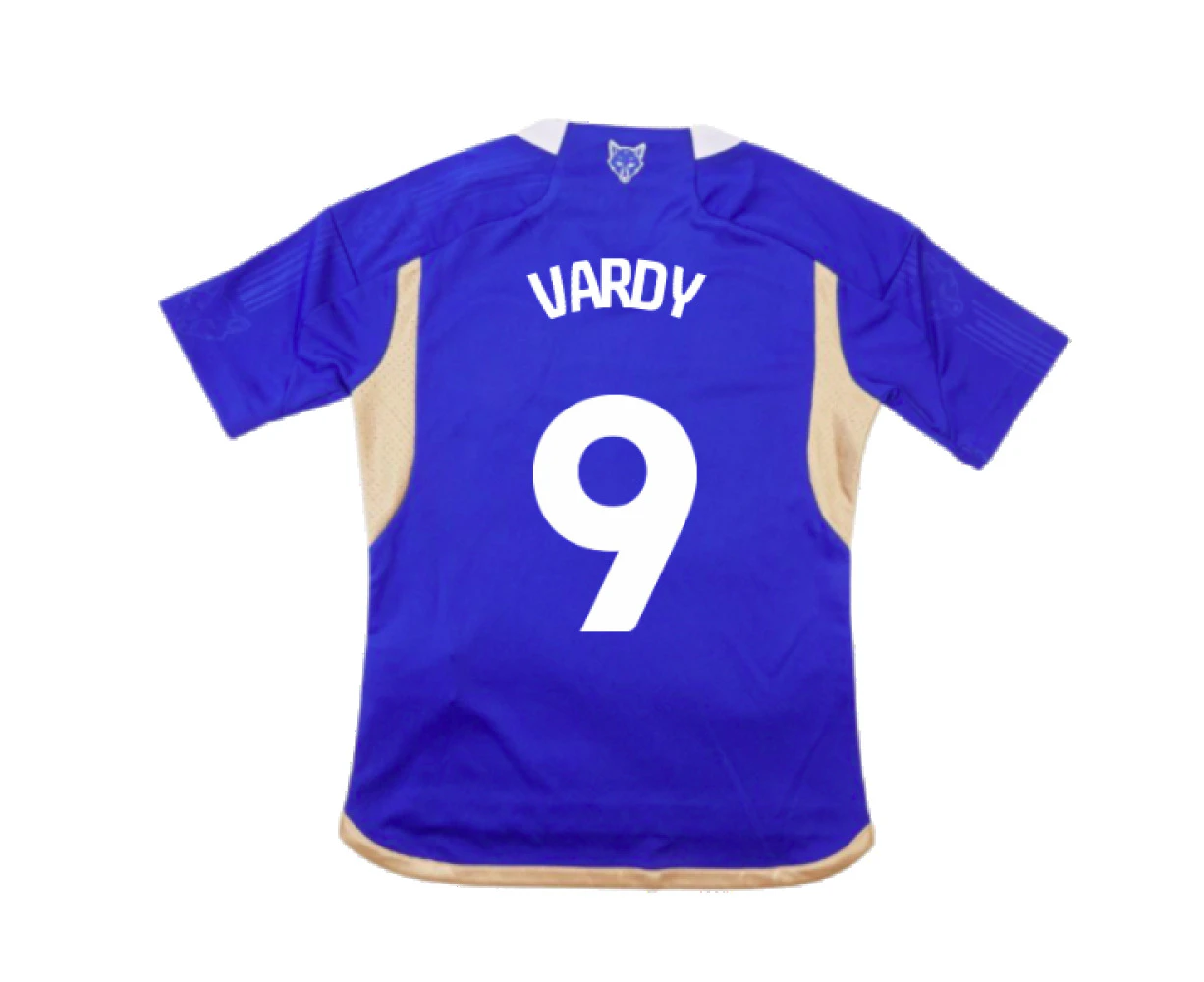 2023-2024 Leicester City Home Shirt (Kids) (Vardy 9)